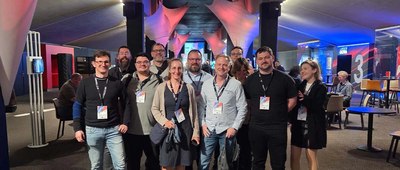 GOB-Team bei den BC TechDays 2026 GOB-Team und weitere Teilnehmende stehen gemeinsam im Veranstaltungsbereich der BC TechDays 2026.