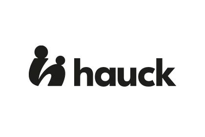 Logo of Hauck GmbH & Co. KG featuring an abstract symbol and the word ‘hauck’.