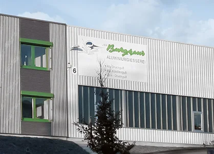 Firmengebäude der Aluminiumgießerei J & A Burghaus GmbH.