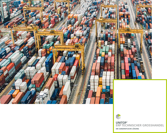 Riesiger Containerhafen